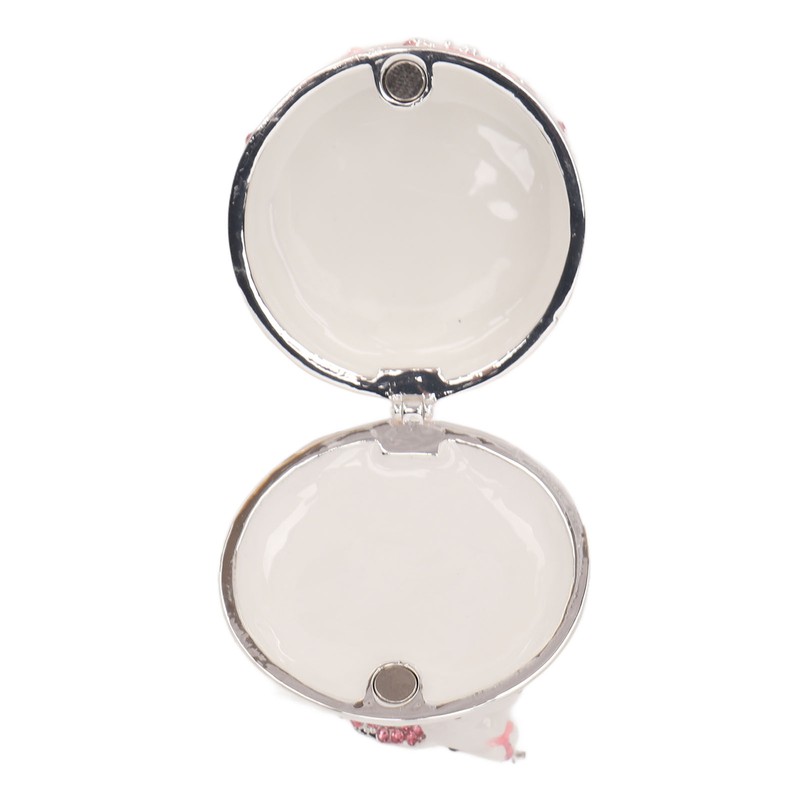 Trinket Box Exquisite Cute Bunny Shape Magnetic Design Zinc Alloy