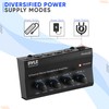Pyle 4-Channel Portable Stereo Headphone Amplifier - Professional Multi-Channel Mini