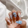 MunNail Wave Heart Nail - Short Oval / MunNail 물결하트네일