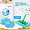 KEEPOW Reusable Microfiber Mop Pads Compatible with Sweeper Mop Replacement