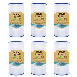 DLD Type B Pool Filter Replacement Cartridges, Compatible with Intex 29005E Easy Set Swimming Pool filter Cartridge, GPH Filter 6-Pack