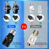 2 Pack, Light Socket to Plug Adapter, Convert E26 Light