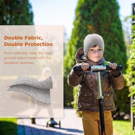 DRESHOW BQUBO 8 Pack Unisex Baby Beanie Sombreros Infant Toddler Kid Sombreros Baby Soft Cute Knit Cap Nursery Beanie