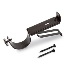 Rod Desyne Sinlge Brackets (1.5 Bkt Pcs) Single Piece, Cocoa