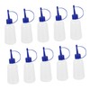 TEHAUX 10Pcs Glue Application Bottles Ldpe Squeeze Bottles for Crafts