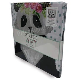 Rapport Home Rapport Panda Fun-Filled, Duvet Set, Cotton, Multi,2 pieces, Size: Single-135cm x 200cm