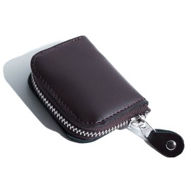 LINO PLANET Coin Purse, Small, Men's Coin Case, Fits in Fists, Genuine Leather, Compact, Brown