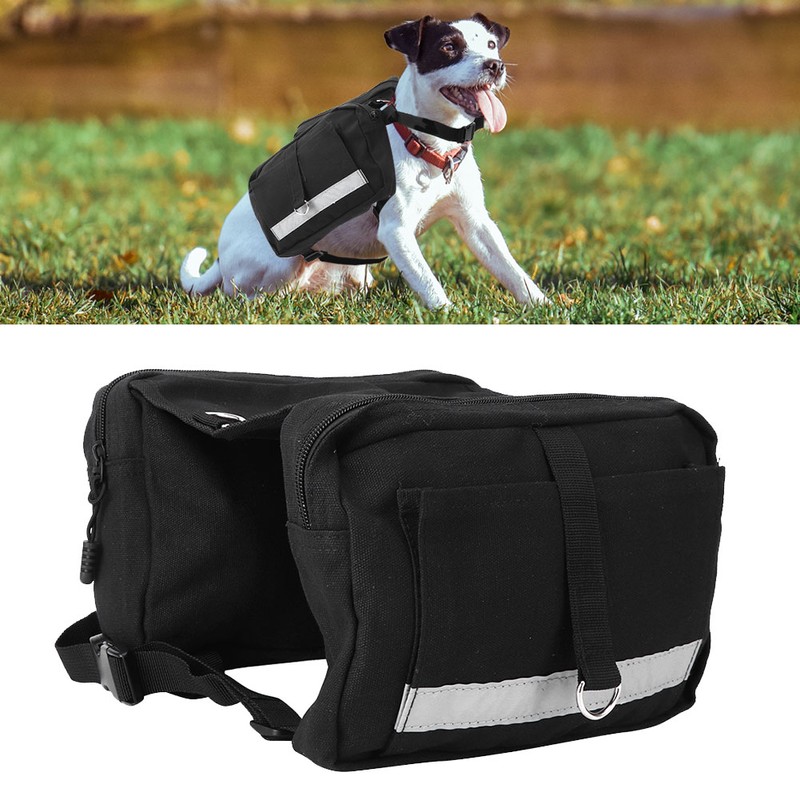 Reflective Stripe Canvas Bag Outdoor Sports Multifunction Large Capacity Pack