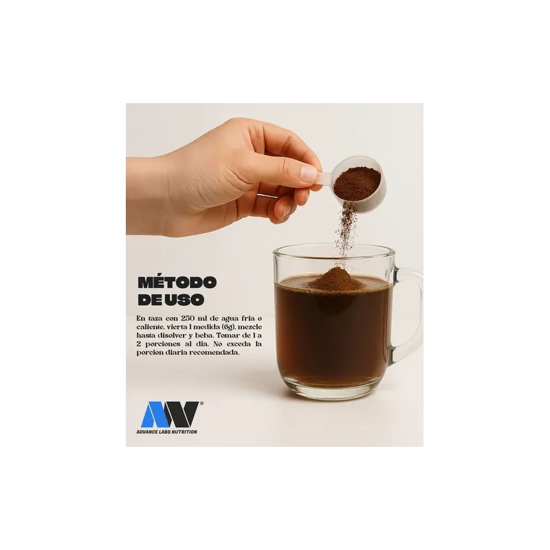Coffee Calostro Bovino 60 Tazas Advance Labs Nutrition