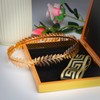 Rivertree Roman Emperor Crown Laurel Wreath Gold Leaf Headband Costume