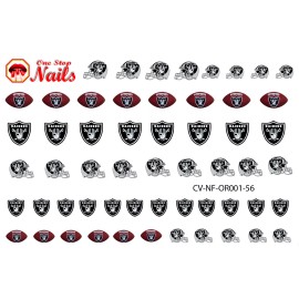 One Stop Nails Las Vegas Waterslide & Clear Vinyl PEEL and STICK nail decals/sticker - 001, Waterslide