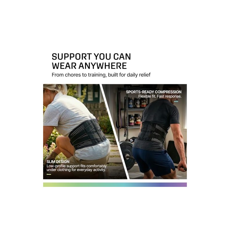 MODVEL Back Brace for Lower Back Pain Women and Men