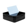 Post-it Note Dispenser, Modern Black, Pack Includes Dispenser and 3