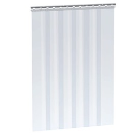 Freezer Strip Door Curtain Kit 6PCS 38" Width X 84" Height, 0.08 Inch Thickness PVC Curtain Strip for Walk in Freezers, Coolers & Warehouse Doors, with 50% Overlap for 3' X 7' Door Plastic Strip Door