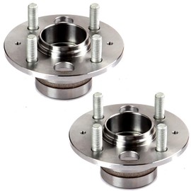SCITOO Wheel Bearing and Hub Assembly Replaces 512034 Rear fit for Acura Integra 1994-1997, for Honda Civic 1992-1995, for Honda Civic Del Sol 1993-1997 Hub Bearing Assembly 4 Lugs Non-ABS [2pc]