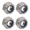 sourcing map Left Hand Locking Nuts 304 Stainless Steel Metric