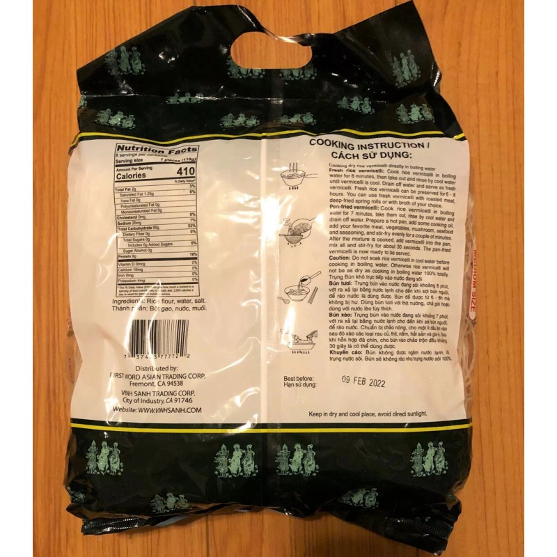 Three Ladies 2 (packs) Three Ladie Rice Stick , Rice