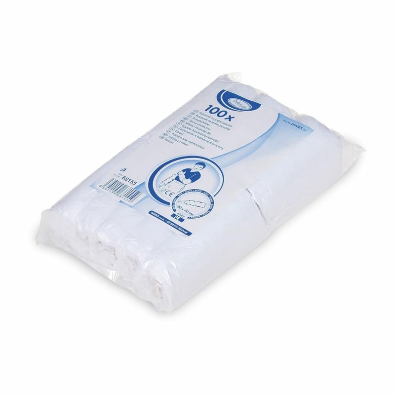 VEPATIM 100 Sleeve Protectors White PE Approx. 20 x 40