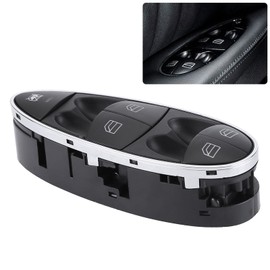 ISAKEN Window Regulator Main Switch A2118213679, Front Left Window Regulator Switch for Mercedes E-Class W211 S211 CLS C219 Electric Window Control