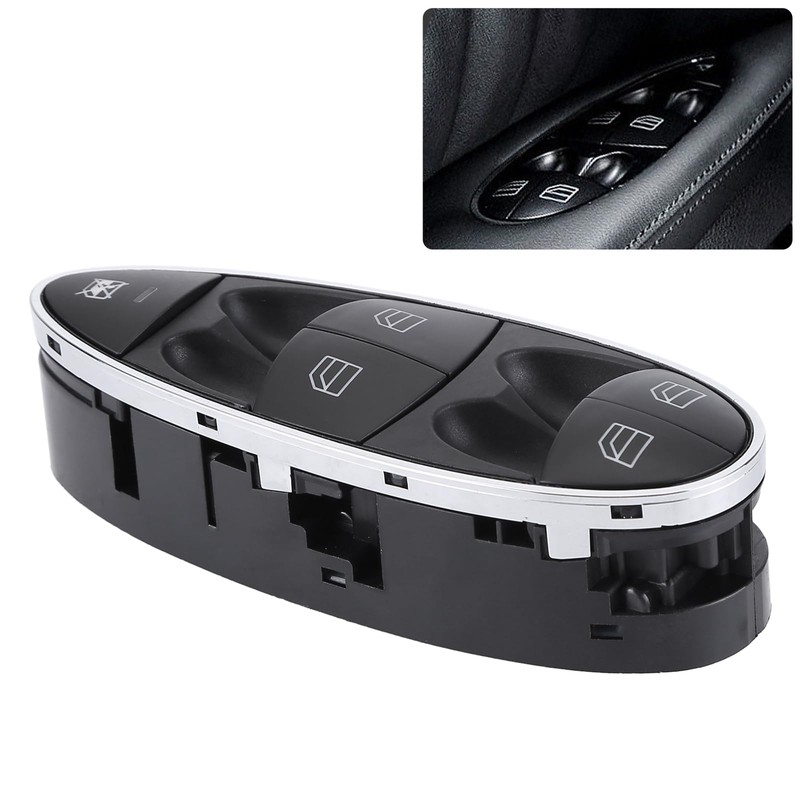 ISAKEN Window Regulator Main Switch A2118213679, Front Left Window Regulator