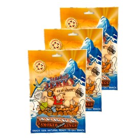 Cantina Star "Smoked Rings" Calamari Jerky, 80g, Pack of 3