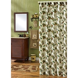Park Designs Walk in The Woods Shower Curtain, 72 by 72"