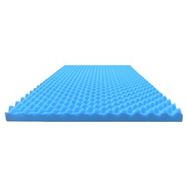 Airflow Foam Mattress Topper, Egg Crate Foam Pad, Hospital Mattress Pad and Bed Topper for Support, Pressure Relief and Weight Distribution. (Full)