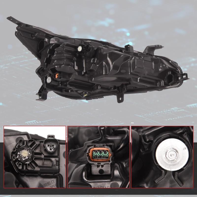 TOPAZ Left Driver Side LED Headlight Assembly Fit for Nissan