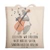 Mr. & Mrs. Panda Cello Heart Tote Bag Gift Cellists