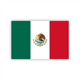 Mexican Flag Car Magnet 2-Pack 4"x6" - Mexico Vinyl Decal with Eagle Emblem | UV Resistant Automotive Sticker for Truck/SUV/Vocho Classic Cars