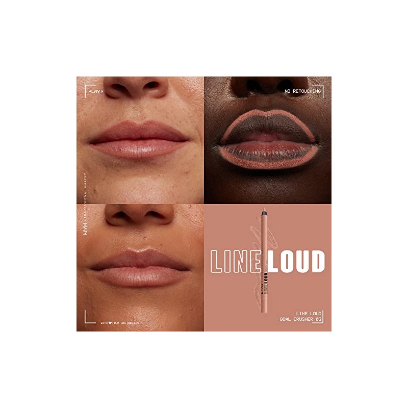 NYX PROFESSIONAL MAKEUP Line Loud Lip Liner, Longwear and Pigmented