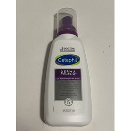 Cetaphil Derma Control Oil Removing Foam Wash 8 oz/237mL Oily Sensitive Skin