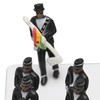 Coffin Dance Model Funeral Action Figures Coffin People Figurines Set