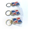 SUREG Dominican Republic Souvenir Keychain Set of 3 Flag and