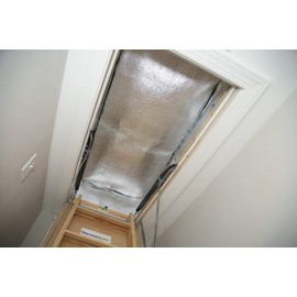 25 x 54 x 9 Attic Access Door, Pull Down Stairs Cover Insulation Tent Seal Kit