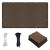 Cool Area Sun Shade Cloth with Grommets 3/4/6/8/10/12/16/20 FT Shade