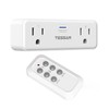 TESSAN Remote Control Outlet Plug, Wireless Light Switch with 2