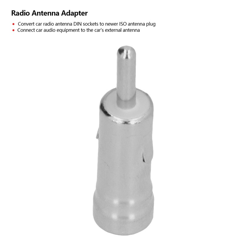 Qiilu Adaptador de Antena de Radio, Convertidor de ISO a
