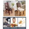 Genina Dining Chair Covers Set of 6, Waterproof PU Leather