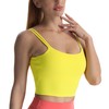 Aoxjox Women's Workout Sports Bras Fitness Padded Backless Yoga Crop