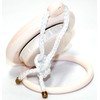 Our White Bathroom Shower Rope Clock with a Clear Easy