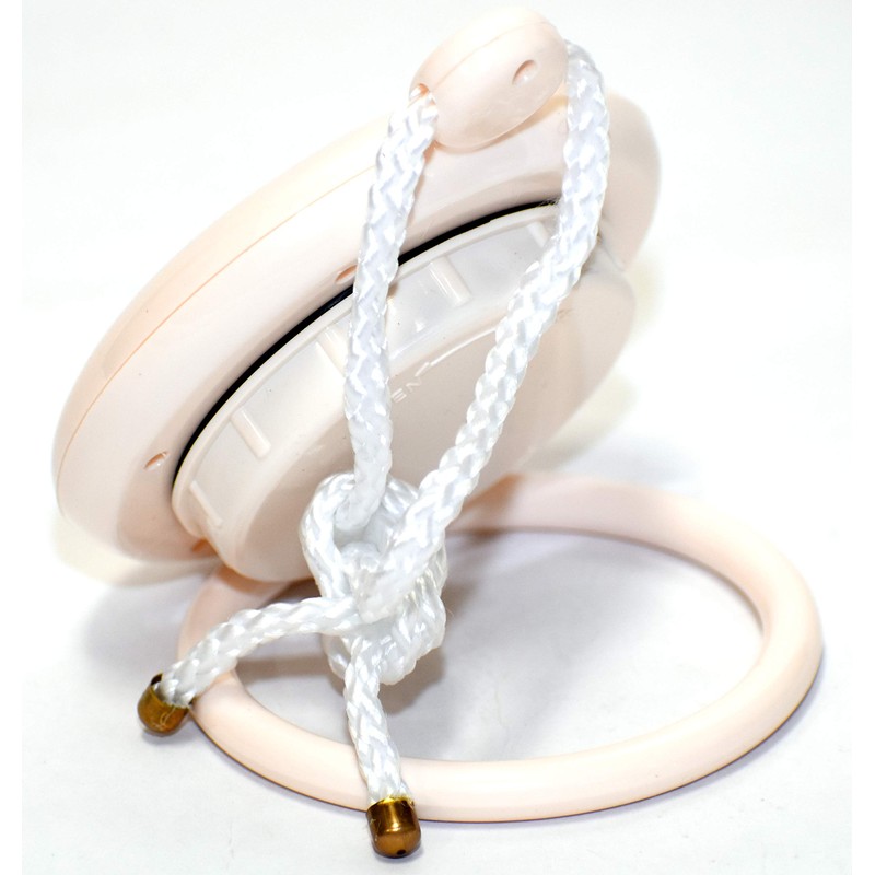 Our White Bathroom Shower Rope Clock with a Clear Easy