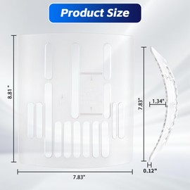 Bodoniy Spa Waterfall Grate, Clear Hot Tub Filter, 8.81"x7.83" Outdoor Hot Tubs Accessories Filters