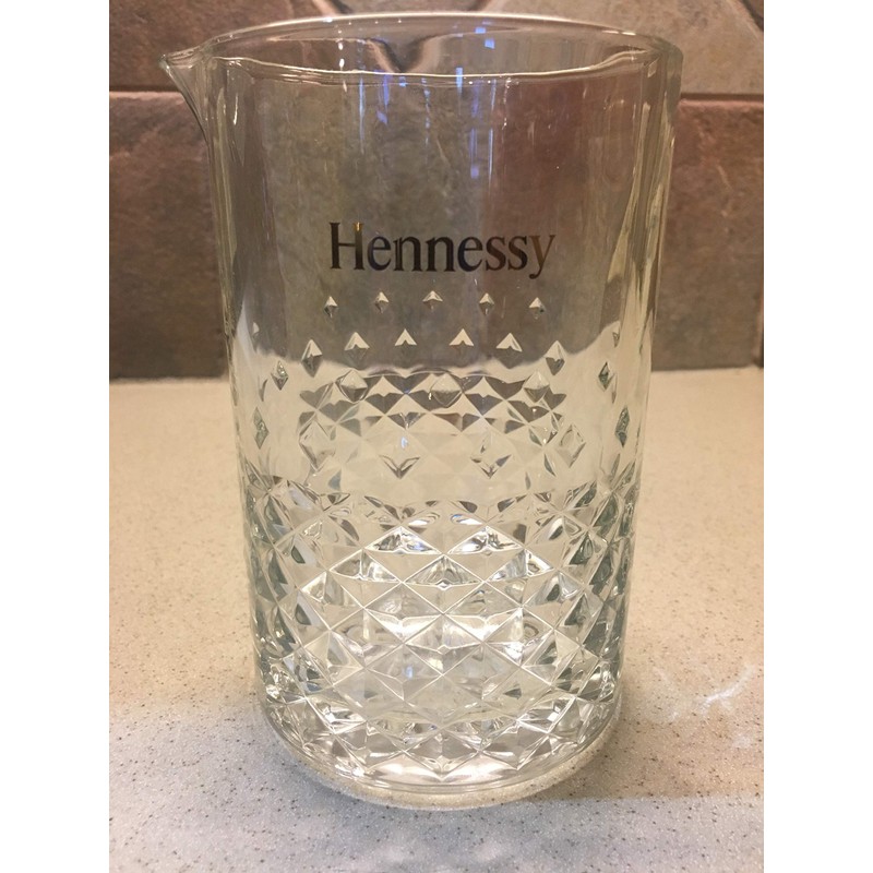 Hennessy Cocktail Mixing Glass With Hennessy Bar Spoon