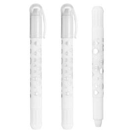 PATIKIL Watercolor Gel Crayon, 3Pcs Washable Twist Crayons for Coloring Drawing Painting, White