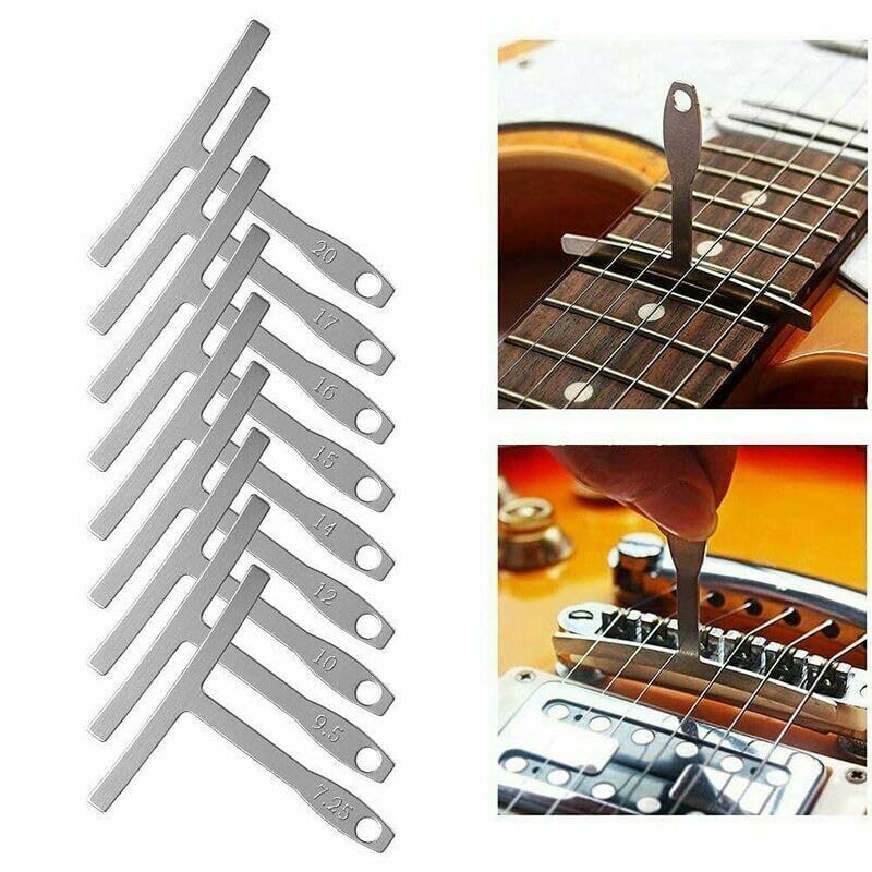 15PCS Guitar Luthier Tools Set Including Guitar Radius Gauge, String