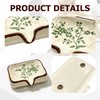 Ceramic Non-Slip Soap Holder with V-Drainage