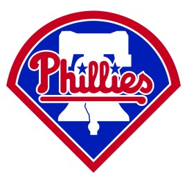 Philadelphia Phillies Decal  ~ Vinyl Car Wall Sticker - Wall, Small to XLarge - 6
