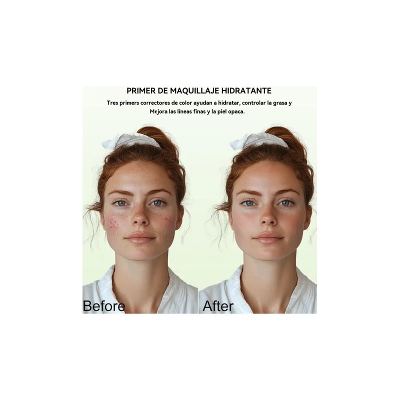 Prebase De Maquillaje 3 En 1, Spf 50 Pa++, Protector