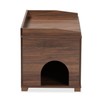 Baxton Studio Mariam Modern and Contemporary Walnut Brown Finished Wood